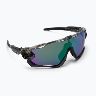 Oakley Jawbreaker pilki rašalo/prizmės kelio nefrito spalvos dviratininkų akiniai 0OO9290