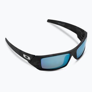 Oakley Gascan matiniai juodi kamufliažiniai/prizm deep water poliarizuoti akiniai nuo saulės
