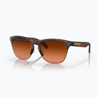 Akiniai nuo saulės Oakley Frogskins Lite matte brown tortoise/prizm brown gradient