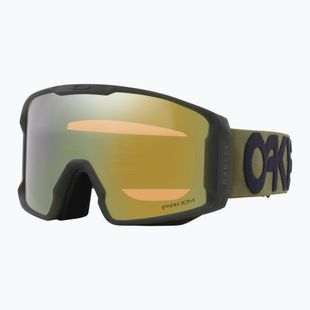 Slidinėjimo akiniai Oakley Line Miner L matte b1b dark brush/prizm sage gold iridium