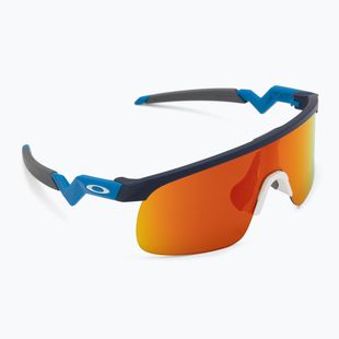 Oakley Resistor matiniai tamsiai mėlyni/principiniai rubino spalvos vaikiški akiniai nuo saulės