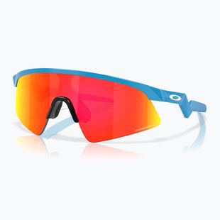 Oakley Resistor Sweep vaikiški akiniai nuo saulės poliruoti dangiškai mėlyni/prizm rubino spalvos
