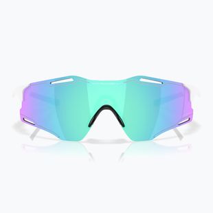 Akiniai nuo saulės Oakley Cybr Zero polished white/prizm sapphire