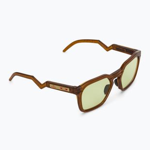 Saulės akiniai Oakley HSTN SQ 10t dark amber