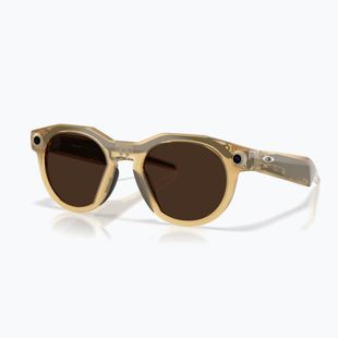 Akiniai su kamera Oakley Meta HSTN light curry/transitions brown