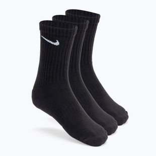 Kojinės Nike Everyday Cushioned Crew 3 poros black/white
