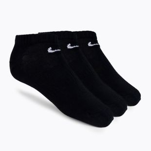 Nike Everyday Lightweight No Show 3pak treniruočių kojinės juodos SX7678-010