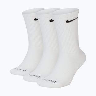 Kojinės Nike Everyday Plus Cushioned 3 poros white/black