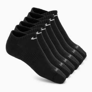 Vyriškos kojinės Nike Everyday Plus Cushioned No Show 6 poros black/white