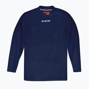 Vyriški ilgomis rankovėmis marškinėliai CCM 5000 SR Practice Jersey navy