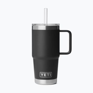 Termosas YETI Rambler Straw 739 ml black