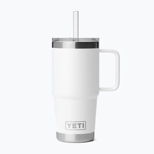 Termosas YETI Rambler Straw 739 ml white