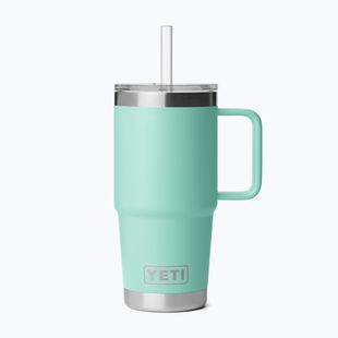 Termosas YETI Rambler Straw 739 ml seafoam