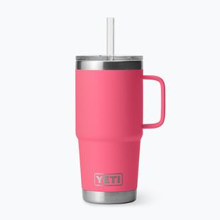 Termosas YETI Rambler Straw 739 ml tropical pink