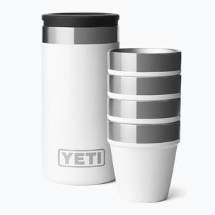 Turistinės taurės YETI Shot 48 ml 4 pcs. white