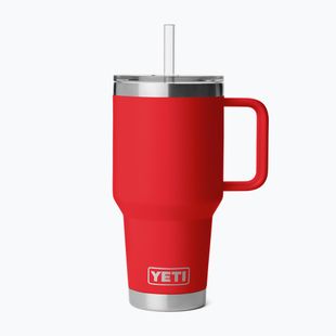 Termosas YETI Rambler Straw 1000 ml rescue red