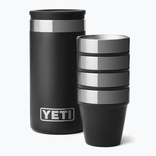 Turistinės taurės YETI Shot 48 ml 4 pcs. black