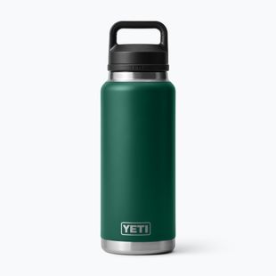 Termo gertuvė YETI Rambler Chug 1064 ml black forest green