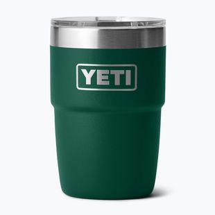 Termosas YETI Rambler Stackable 237 ml black forest green