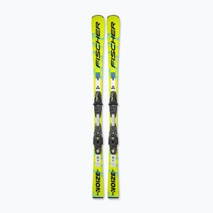 Kalnų slidės Fischer RC4 Noize ST Yellow Superflex + apkaustai RC4 Z12 GW PR