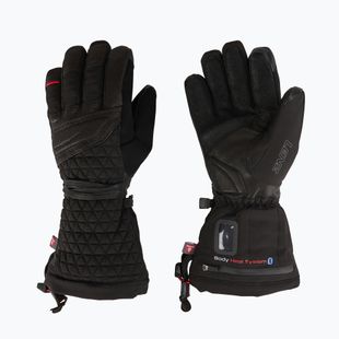 Moteriškos slidininkų pirštinės Lenz Heat Glove 6.0 Finger Cap black