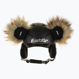 Šalmo ausinės Eisbar Teddy Ears black/camel