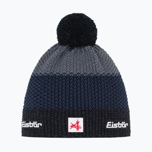 Žieminė kepurė Eisbar Star Pompon SA black/cobalt/anthracite