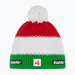 Žieminė kepurė Eisbar Star Pompon SA electric/white/ketchup