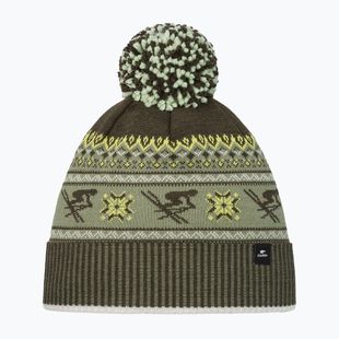 Žieminė kepurė Eisbar Retroski Pompon olive/khaki green