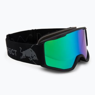 Slidinėjimo akiniai Red Bull Spect Neon matt black/brown with green mirror