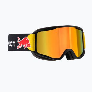 Slidinėjimo akiniai Red Bull SPECT Neon black/orange with red mirror