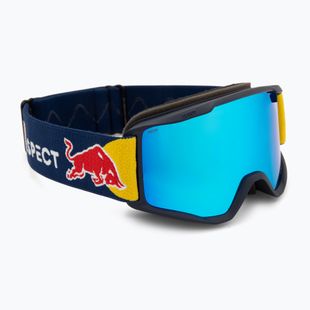 Slidinėjimo akiniai Red Bull SPECT Neon blue/smoke with blue mirror