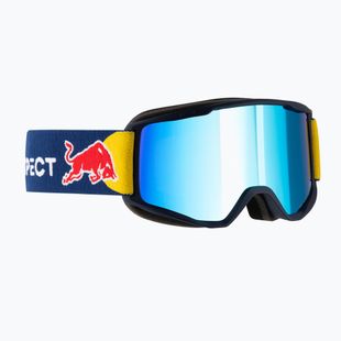 Slidinėjimo akiniai Red Bull SPECT Neon blue/smoke with blue mirror