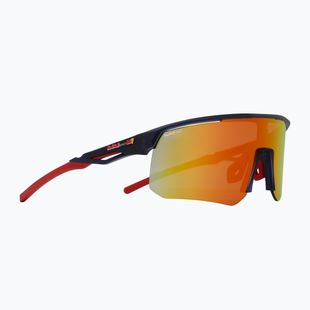 Akiniai nuo saulės Red Bull SPECT Riddle dark blue/red with red mirror