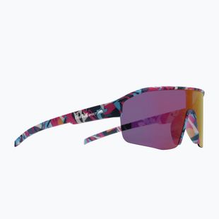 Akiniai nuo saulės Red Bull SPECT Dundee matt blue-pink pattern/smoke pink-yellow mirror