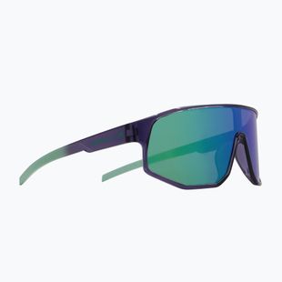 Akiniai nuo saulės Red Bull SPECT Dash dark purple/smoke with green-purple mirror