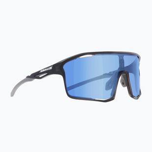 Akiniai nuo saulės Red Bull SPECT Riddle IBX matt clear dark grey/brown photochr with blue mirr