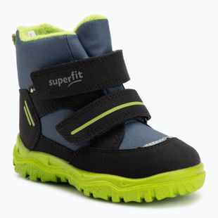 Vaikiški batai Superfit Husky 1 black/light green
