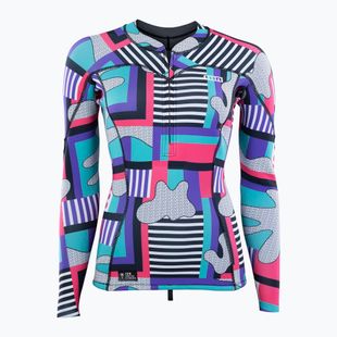 Moteriški plaukimo marškinėliai ilgomis rankovėmis ION Neo Zip Top 1.5 capsule statement