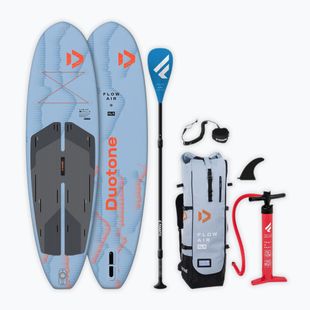Pripučiamos SUP irklentės rinkinys DUOTONE iSUP Flow Air SLS 10'8 2026 cyan blue