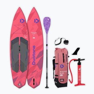 Pripučiamos SUP irklentės rinkinys DUOTONE iSUP Grace Air SLS 11'2 2026 rose red