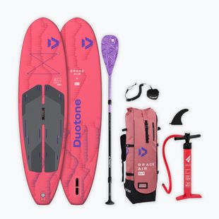 Pripučiamos SUP irklentės rinkinys DUOTONE iSUP Grace Air SLS 10'4 2026 rose red