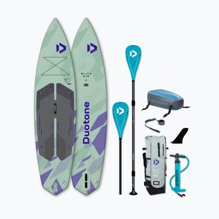 Pripučiamos SUP irklentės rinkinys Duotone iSUP Package Premium Blitz Air SLS pale green