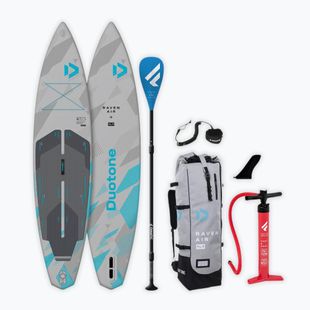 Pripučiamos SUP irklentės rinkinys DUOTONE iSUP Raven Air SLS 11'6 2026 light grey