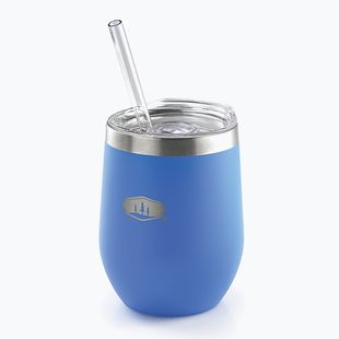 Terminis puodelis GSI Outdoors Glacier SS Tumbler 355 ml blue aster