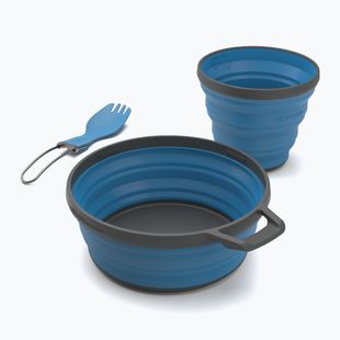 Indų rinkinys GSI Outdoors Escape 1 Person Table Set blue