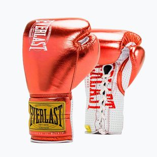 Bokso pirštinės Everlast Fight Leather red