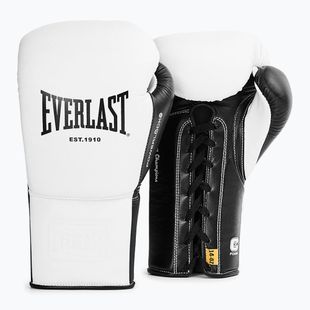 Bokso pirštinės Everlast Powerlock Pro OG Laced white/black