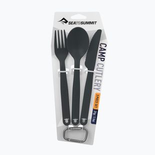 Sea to Summit Camp Cutlery Set grey stalo įrankių rinkinys ACUTLCH
