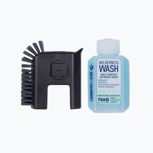 Sea to Summit stovyklavietės virtuvės puodų šveitiklio rinkinys, juodas ACK011071-120105